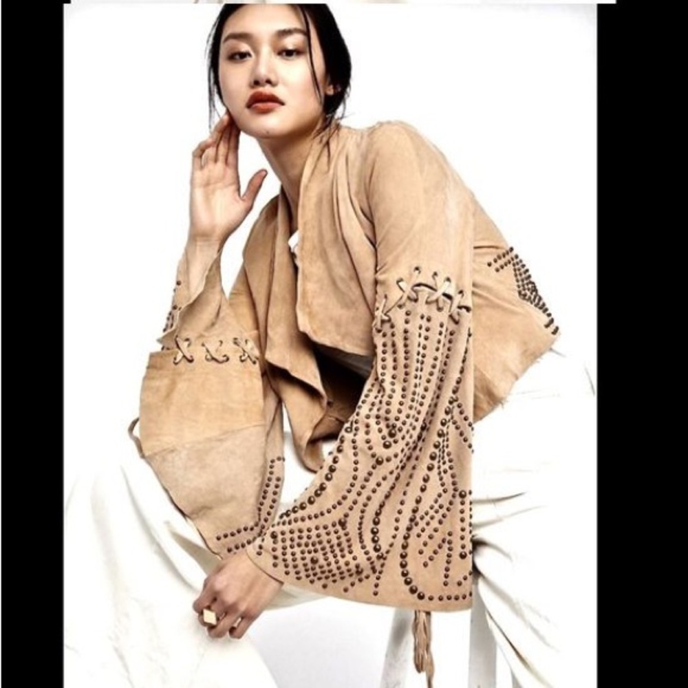 Free People RARE suede jacket